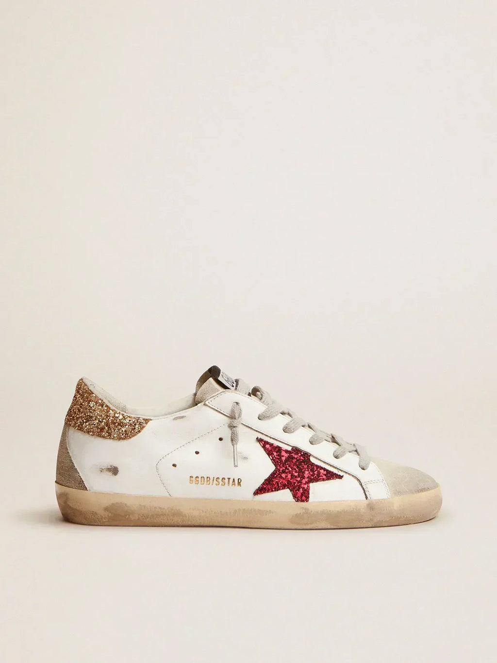 Zapatillas Super-Star con estrella de purpurina de colores y lengüeta en el talón (Precio de ganga)