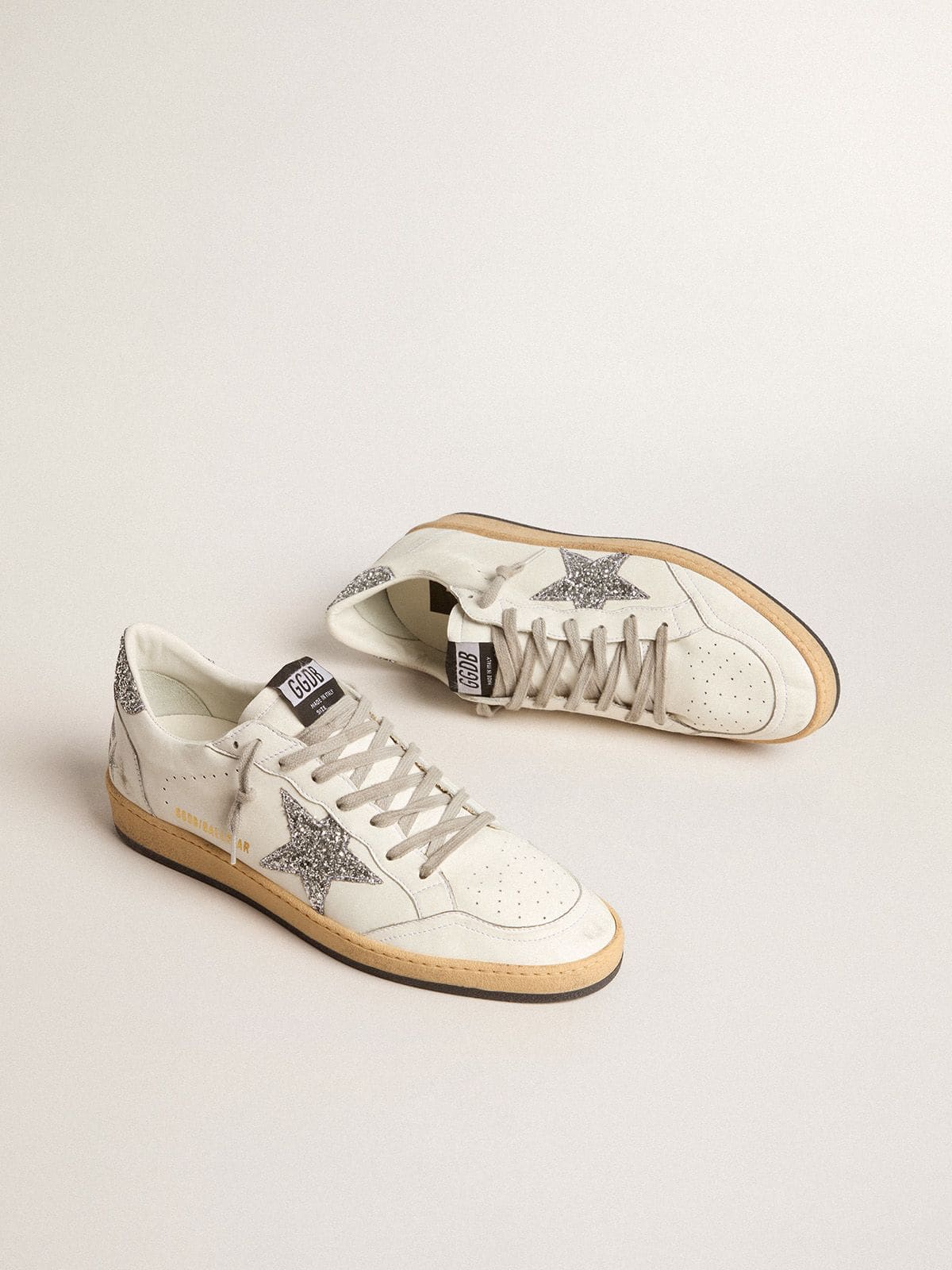 Men's Ball Star Wishes in nappa leather with glitter star and heel tab