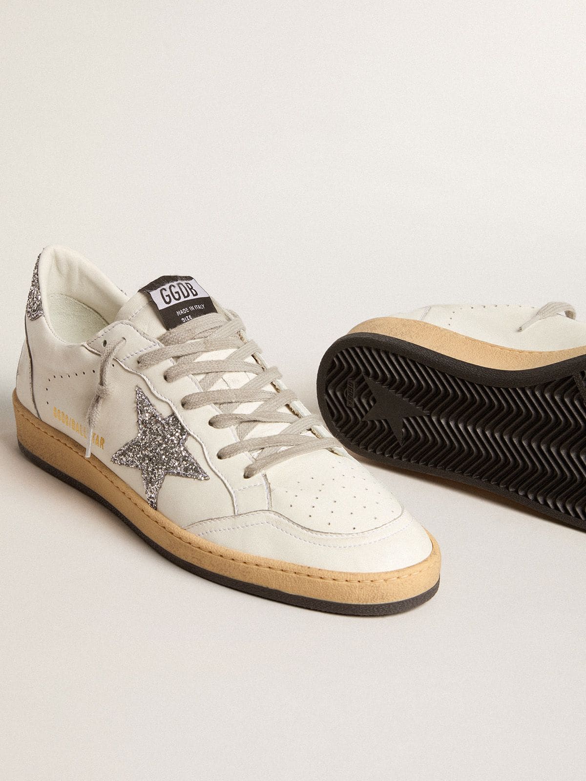 Men's Ball Star Wishes in nappa leather with glitter star and heel tab
