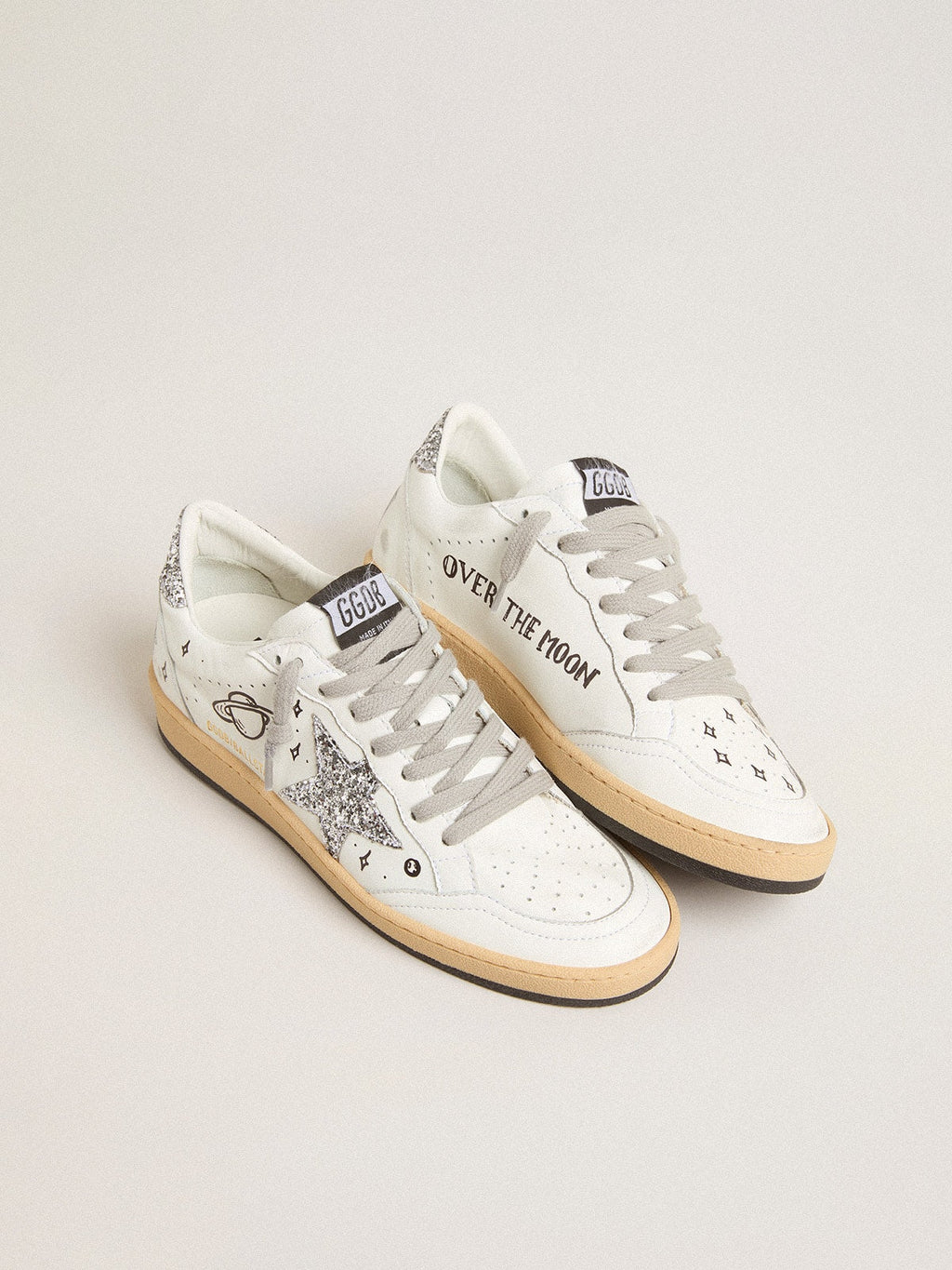 Men's Ball Star Wishes in nappa leather with glitter star and heel tab