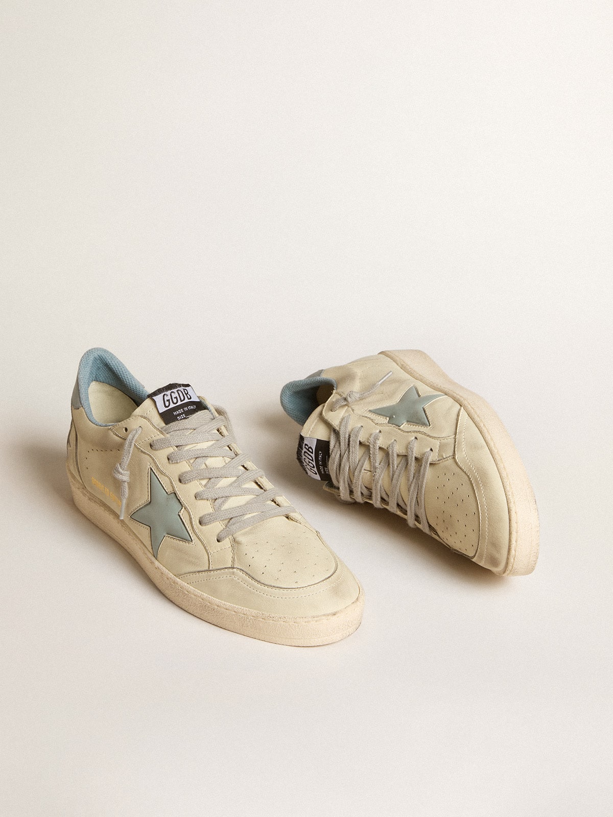 Men's Ball Star LTD with light blue plastic star and leather heel tab