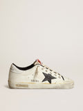 Super-Star LTD da uomo in tela beige con stella nera