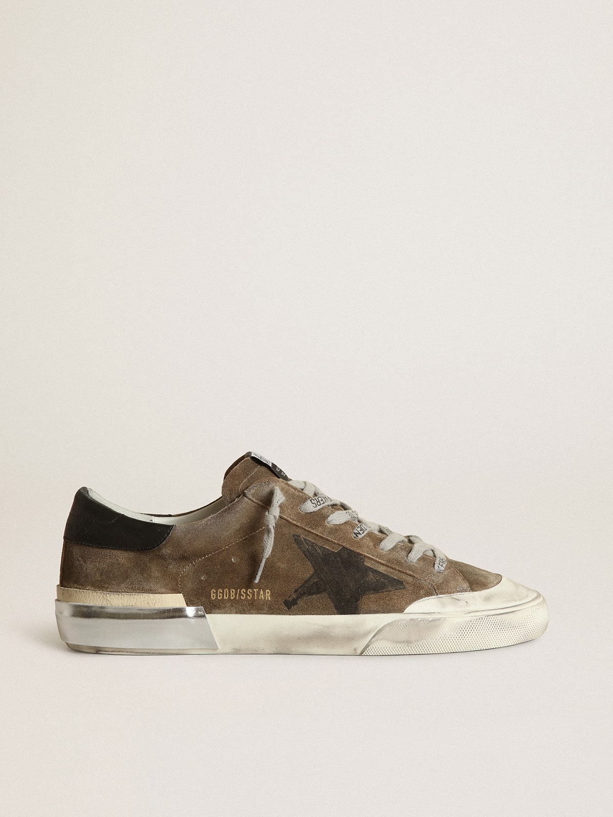 Super-Star LTD in camoscio verde militare con stella serigrafata