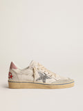 Ball Star LTD with glitter star and pink suede heel tab
