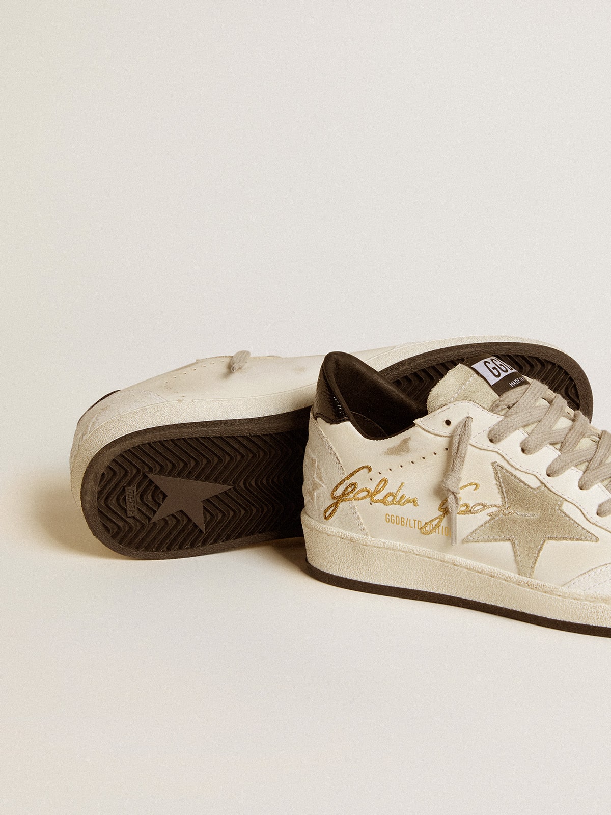 Women’s Ball Star LTD with suede star and textured leather heel tab